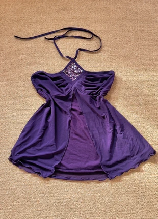 2000s purple halter top, condition: Very good, size: S / UK 8-10, £18.00, £19.60 includes Buyer Protection