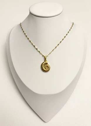 18K gold plated stainless steel shell pendant necklace, brand: Accessories, condition: Very good, £6.00, £7.00 includes Buyer Protection Pro