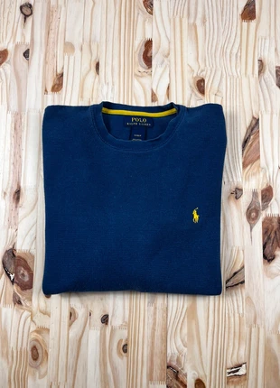 Polo Ralph Lauren – Pull col rond bleu – Taille S – Très bon état, merk: Ralph Lauren, staat: Heel goed, maat: S, € 22,00, € 23,80 inclusief Kopersbescherming Pro