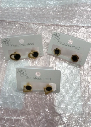 Lot de 3 boucles d’oreilles inoxydable, brand: Vintage Love, condition: New with tags, €21.00, €22.75 includes Buyer Protection