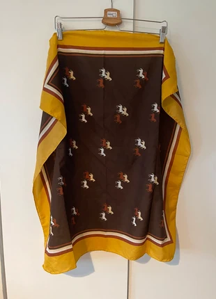 Vintage 70s scarf with horses, brand: Vintage, condition: Very good, €5.00, €5.95 includes Buyer Protection