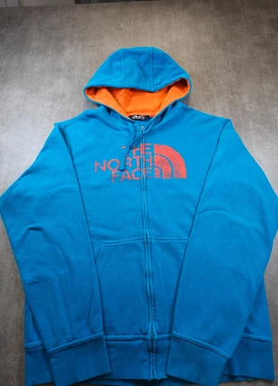 Hoodies à capuche The North Face bleu/orange Homme taille M full zip (petite tache), marque: The North Face, état: Très bon état, taille: M, 18,00 €, 19,60 € Protection acheteurs incluse