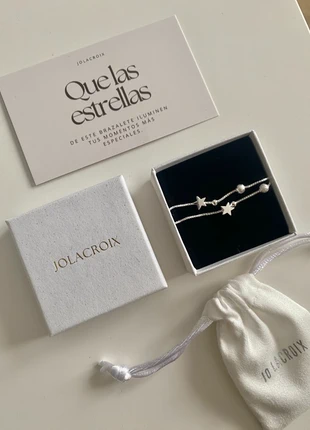 Silver bracelet 925 with star chain and gift box, marque: Jolacroix, état: Neuf avec étiquette, 11,00 €, 12,25 € Protection acheteurs incluse