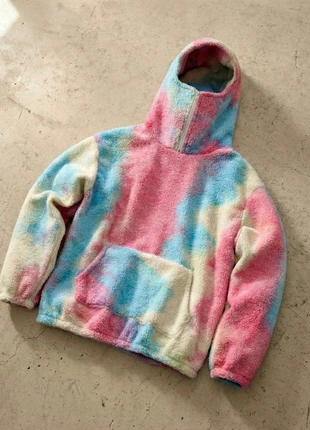 Hoodie Polaire Tie-Dye – Doux / Coloré / Oversize / Unisexe, brand: Nova Eclipse, condition: Very good, size: M / 38 / 10, €89.90, €95.10 includes Buyer Protection