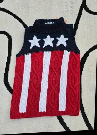 Pull sans manche Tommy Hilfiger Col rond Taille M bleu blanc rouge Femme Women PULL40, marque: Tommy Hilfiger, état: Très bon état, taille: M / 38 / 10, 12,99 €, 14,34 € Protection acheteurs (Pro) incluse