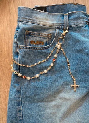 Chaîne de jean ajustable style or, marque: CHROME, état: Neuf sans étiquette, 25,00 €, 26,95 € Protection acheteurs incluse