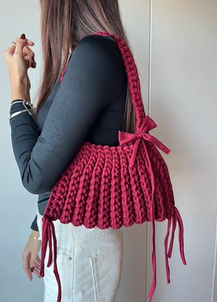 Borsa Bordeaux uncinetto, brand: Vintage Dressing, condizioni: Nuovo senza cartellino, €30.00, €32.20 include la Protezione acquisti