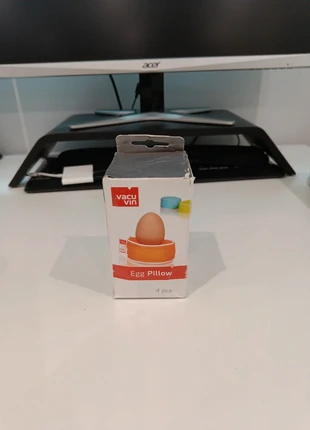 Lot de 4 coussins coquetiers Vacu Vin “Egg Pillow”, marque: Vacu vin, état: Neuf sans étiquette, 8,00 €, 9,10 € Protection acheteurs incluse