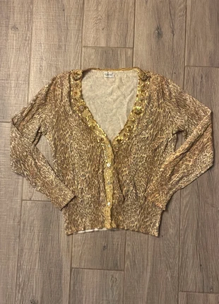 Top vintage strass motifs léopard dentelle, brand: Top Vintage, condizioni: Ottime, taglia: XL / IT 46 / EU 42, €17.95, €19.55 include la Protezione acquisti