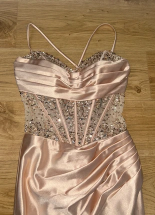 Champagne prom dress, brand: prom and party, condition: Good, size: XXXS / 2, £50.00, £53.20 includes Buyer Protection