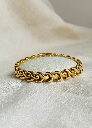 Vintage Movitex Gold-Tone Link Bracelet, brand: Movitex, condition: Very good, £10.00, £11.20 includes Buyer Protection