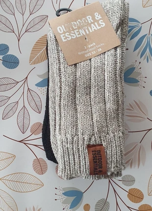 Lot de 2 paires de chaufferettes en laine 35-38, brand: OUTDOOR, condition: New with tags, size: S | 35–38, €20.00, €21.70 includes Buyer Protection