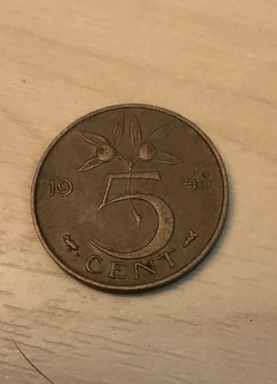 Monnaie, Pays-Bas, Juliana, 5 Cents, 1948 TB+, Bronze, état: Très bon état, 6,00 €, 7,00 € Protection acheteurs incluse