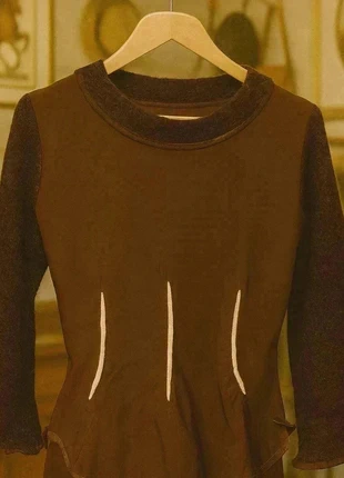 Haut vintage - Marron - taille 38 - 2YK, brand: 2yk, condition: Good, size: M / 38 / 10, €8.00, €9.10 includes Buyer Protection