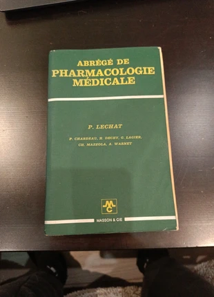 🩺 Abrégé de Pharmacologie Médicale par P. Lechat (1973), zustand: Gut, 4,00 €, 4,90 € inklusive Vinted-Käuferschutz