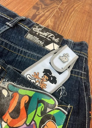 Vintage Y2K Hip Hop Surfwear Skatewear embroidered small pocket turquoise spirit, marque: Vintage Dressing, état: Neuf avec étiquette, 3,50 €, 4,38 € Protection acheteurs (Pro) incluse