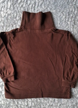 Sous-pull marron - taille 104cm - col roulé basique 100% coton - automne hiver, estado: Muito bom, tamanho: 4 anos / 104 cm, €2.50, €3.33 inclui Proteção do Comprador