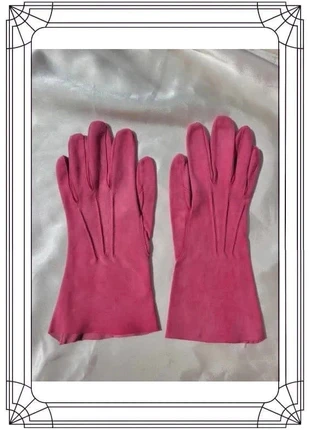 Élégants gants en cuir rose 🩷 Au Bon Marché Paris, années 40 pin-up rockabilly pinup, marque: Au Bon Marché, état: Très bon état, taille: 6,5, 32,00 €, 34,30 € Protection acheteurs incluse