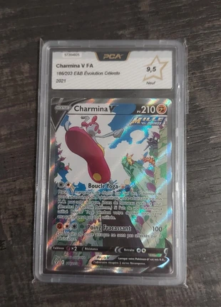 Charmina v 186/203 pca 9,5, marke: Pokémon, zustand: Neu, 45,00 €, 47,95 € inklusive Vinted-Käuferschutz
