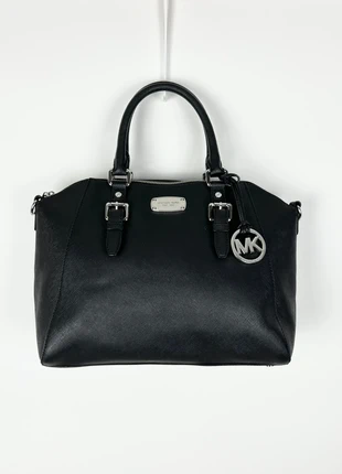 Lancaster – Large Ciara Top Zip Womens Saffiano - sac à main cabas porté épaule en cuir noir, marque: Michael Kors, état: Très bon état, 55,00 €, 58,45 € Protection acheteurs incluse