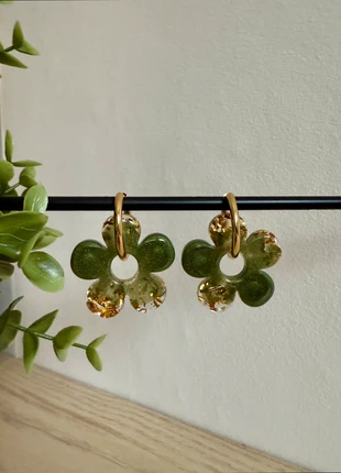 Pampilles 3,5cm en resine . Sans créole, condition: Very good, €3.50, €4.38 includes Buyer Protection Pro