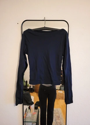 Langarmshirt Shirt eng langärmelig U-Boot-Ausschnitt Boatneck Vintage Y2K 2000er Style, marque: Pieces, état: Neuf sans étiquette, taille: S / 36 / 8, 12,00 €, 13,30 € Protection acheteurs incluse