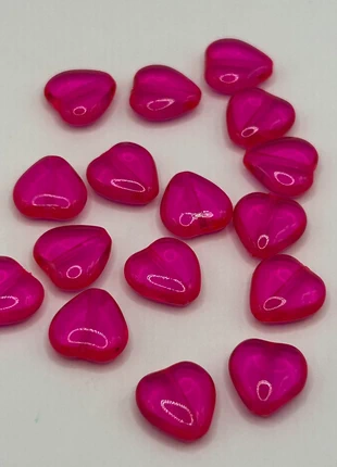 Glaskralen hart roze 💕, staat: Heel goed, € 2,00, € 2,80 inclusief Kopersbescherming Pro