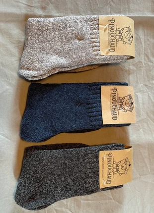 3 paires de chaussette 100% laine de mérinos , homme 39/45, marca: pinouchaud, estado: Novo com etiquetas, tamanho: M | 43–46, €35.00, €37.45 inclui Proteção do Comprador