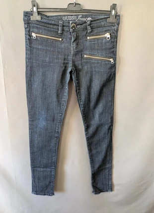Jean Guess Power Skinny denim stretch femme T36 W27  poches zippées, brand: GUESS, condition: Good, size: S / 36 / 8, €13.00, €14.35 includes Buyer Protection Pro