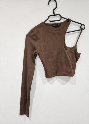 Top monospalla in maglia a costine – Taglia M, brand: Pull & Bear, condizioni: Nuovo senza cartellino, taglia: M / IT 42 / EU 38, €8.00, €9.10 include la Protezione acquisti