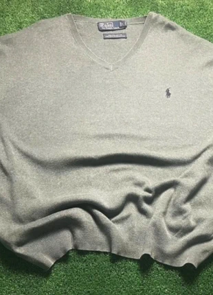POLO Ralph Lauren Green V-Neck Pullover Sweater 100% Pima Cotton Pony Mens M, marque: Ralph Lauren, état: Très bon état, taille: M, 24,00 €, 25,90 € Protection acheteurs incluse
