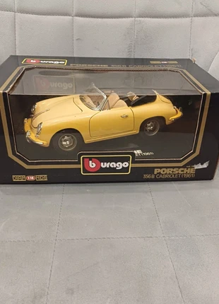Porsche 356B Cabriolet 1961 – Bburago – 1/18 – Jaune – Diam Nds – Avec boîte d’origine, marque: Porsche, état: Satisfaisant, taille: Prématuré, jusqu'à 44cm, 20,00 €, 21,70 € Protection acheteurs incluse