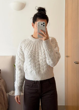 Jersey grueso blanco crudo con alpaca, marque: H&M, état: Très bon état, taille: XS / 34 / 6, 16,00 €, 17,50 € Protection acheteurs incluse