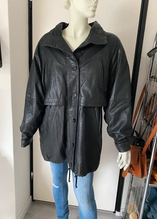 Gave vintage lederen jas met dikkere voering, merk: Vintage Dressing, staat: Heel goed, maat: XL / 42 / 14, € 59,95, € 63,65 inclusief Kopersbescherming