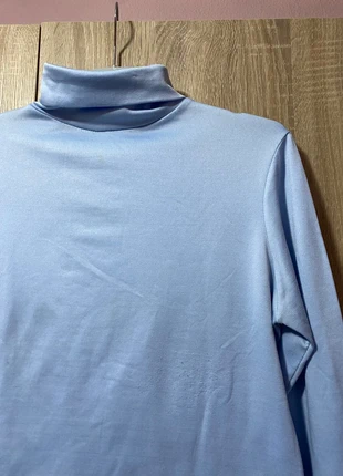 Jersey vintage cuello alto celeste mujer / Pull vintage à col roulé bleu clair femme, marca: Local, estado: Muy bueno, tamaño: S / 36 / 8, 2,00 €, 2,80 € Protección al comprador incluida