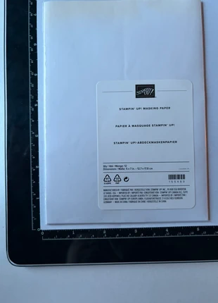 Stampin up masking paper, brand: Stampin' Up!, condition: Very good, £2.00, £2.80 includes Buyer Protection Pro