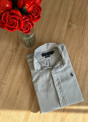 Chemise à rayures Ralph Lauren bleu et blanc logo brodé Taille S Homme, marca: Ralph Lauren, estado: Bueno, tamaño: S, 25,00 €, 26,95 € Protección al comprador incluida