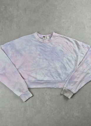 Pull Court Roxy Sweatshirt Crewneck Col Rond | Dégradé Violet Rose & Blanc | Taille XS Femmes, brand: Roxy, condition: Very good, size: XS / 34 / 6, €12.00, €13.30 includes Buyer Protection Pro