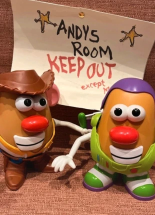 Lot figurines Mr patate toy story buzz et woody, marque: Toy Story, état: Bon état, taille: Prématuré, jusqu'à 44cm, 20,00 €, 21,70 € Protection acheteurs incluse