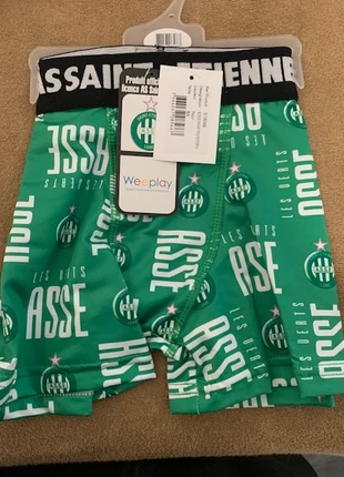 Boxer AS Saint Etienne 8A, marque: AS Saint-Étienne, état: Neuf avec étiquette, taille: 8 ans / 128 cm, 7,90 €, 9,00 € Protection acheteurs (Pro) incluse