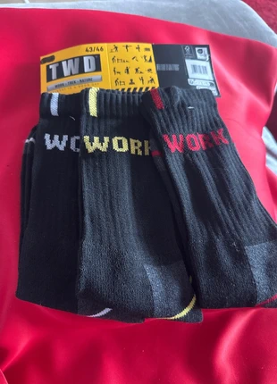 Lot de trois paires de chaussettes de travail bien chaude, marque: WORKWEAR, état: Neuf sans étiquette, taille: M | 43–46, 4,00 €, 4,90 € Protection acheteurs incluse