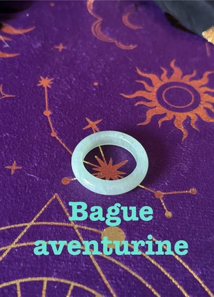 Bague en aventurine, marca: lithotherapie, estado: Novo sem etiquetas, €2.99, €3.84 inclui Proteção do Comprador