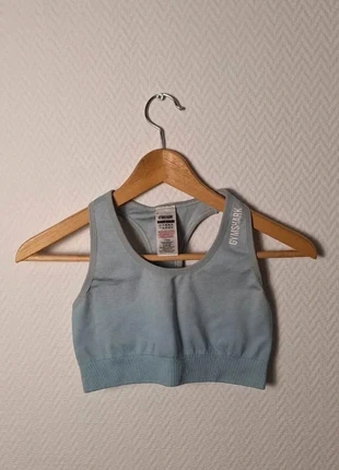Brassière gymshark taille S couleur bleu clair, marke: Gymshark, zustand: Sehr gut, größe: S, 13,00 €, 14,35 € beinhaltet Vinted-Käuferschutz Pro