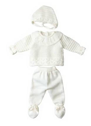 Completino nascita, marca: Baby Fashion, estado: Novo com etiquetas, tamanho: 1-3 meses / 56 cm, €24.00, €25.90 inclui Proteção do Comprador Pro