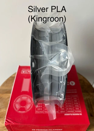 Silver Kingroon PLA Filament 1.75mm, brand: kingroon, condizioni: Nuovo con cartellino, €12.00, €13.30 include la Protezione acquisti Pro
