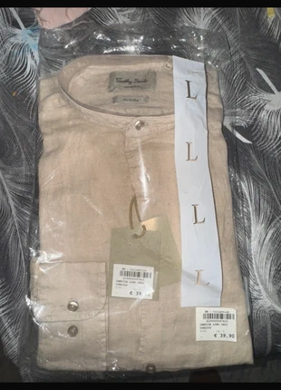 Camicia di lino taglia L, marque: Timothy Brando, état: Neuf avec étiquette, taille: L, 23,99 €, 25,89 € Protection acheteurs incluse