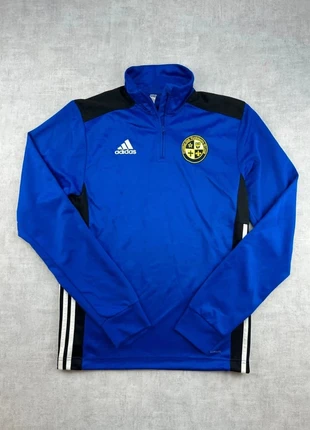 Half Zip 1/4 adidas vintage S bleu football ADI079H, marque: adidas, état: Très bon état, taille: S, 12,00 €, 13,30 € Protection acheteurs (Pro) incluse