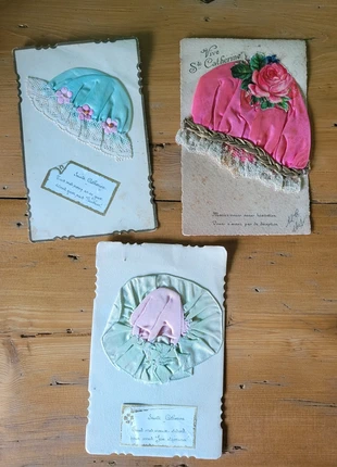 3 cartes chapeaux, marque: Antique, état: Bon état, 16,00 €, 17,50 € Protection acheteurs incluse