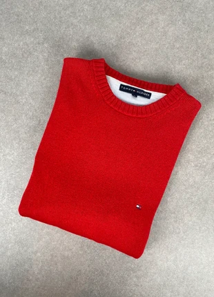 Pull ras du cou Tommy Hilfiger homme rouge logo brodé taille L, marque: Tommy Hilfiger, état: Bon état, taille: L, 13,00 €, 14,35 € Protection acheteurs (Pro) incluse