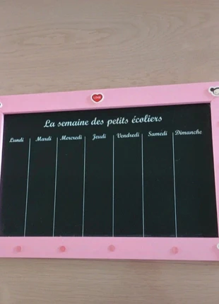 Tableau / emploi du temps la semaine des petits écoliers très bon état, estado: Muy bueno, tamaño: Talla única, 5,00 €, 5,95 € Protección al comprador incluida